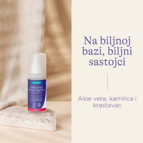 Lansinoh Organski sprej za ublažavanje boli nakon poroda 100ml slika 4