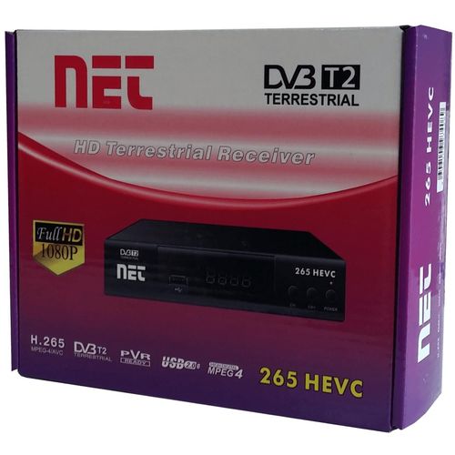 NET Prijemnik zemaljski DVB-T2 H.265 HEVC , display, SCART HDMI - NET 265 HEVC slika 3