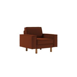 Sofa za Jednu Osobu Sparrow 1 - Boje: Crvena Cigla i Orah