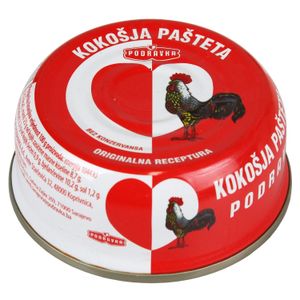 Podravka kokošja pašteta limenka 95 g 