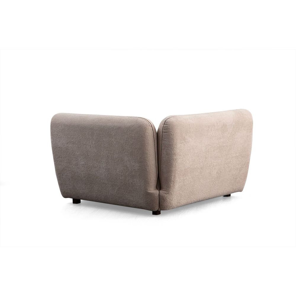 Ugaona sofa Pavia Corner 7 (L1,5+Cx+O1+O1+Chlr) - boje: krem smeđa slika 14