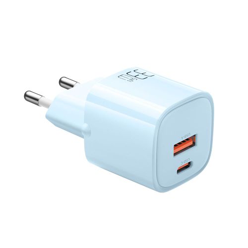 MCDODO CH-0154 ZIDNI Punjač 33W, TIP-C + USB-A KONEKTORI, PLAVI slika 1