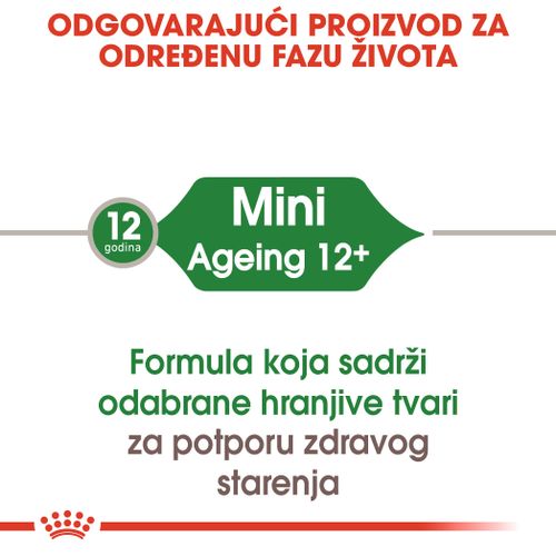 ROYAL CANIN SHN Mini ageing 12+ vrećica za psa, potpuna hrana za starije pse malih pasmina (od 1 do 10 kg) , stariji od 12 godina, 12x85 g slika 8