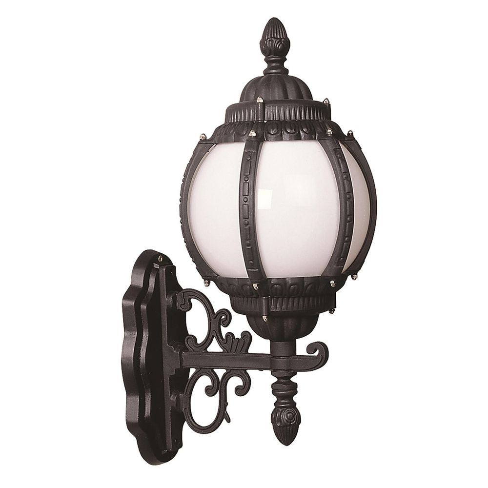 Vanjska zidna lampa u crno-bijeloj boji BAP-68203-BSY-M1-OP slika 1