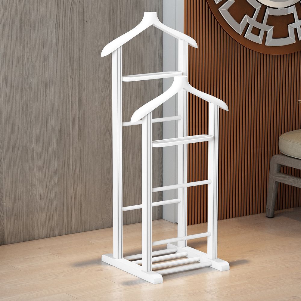 Beta Double - White White Valet Stand slika 1