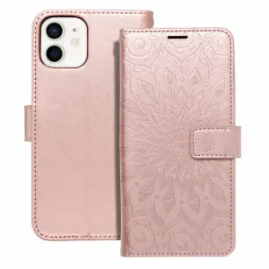 MEZZO Book case za iPhone 12/ 12 Pro mandala rose gold