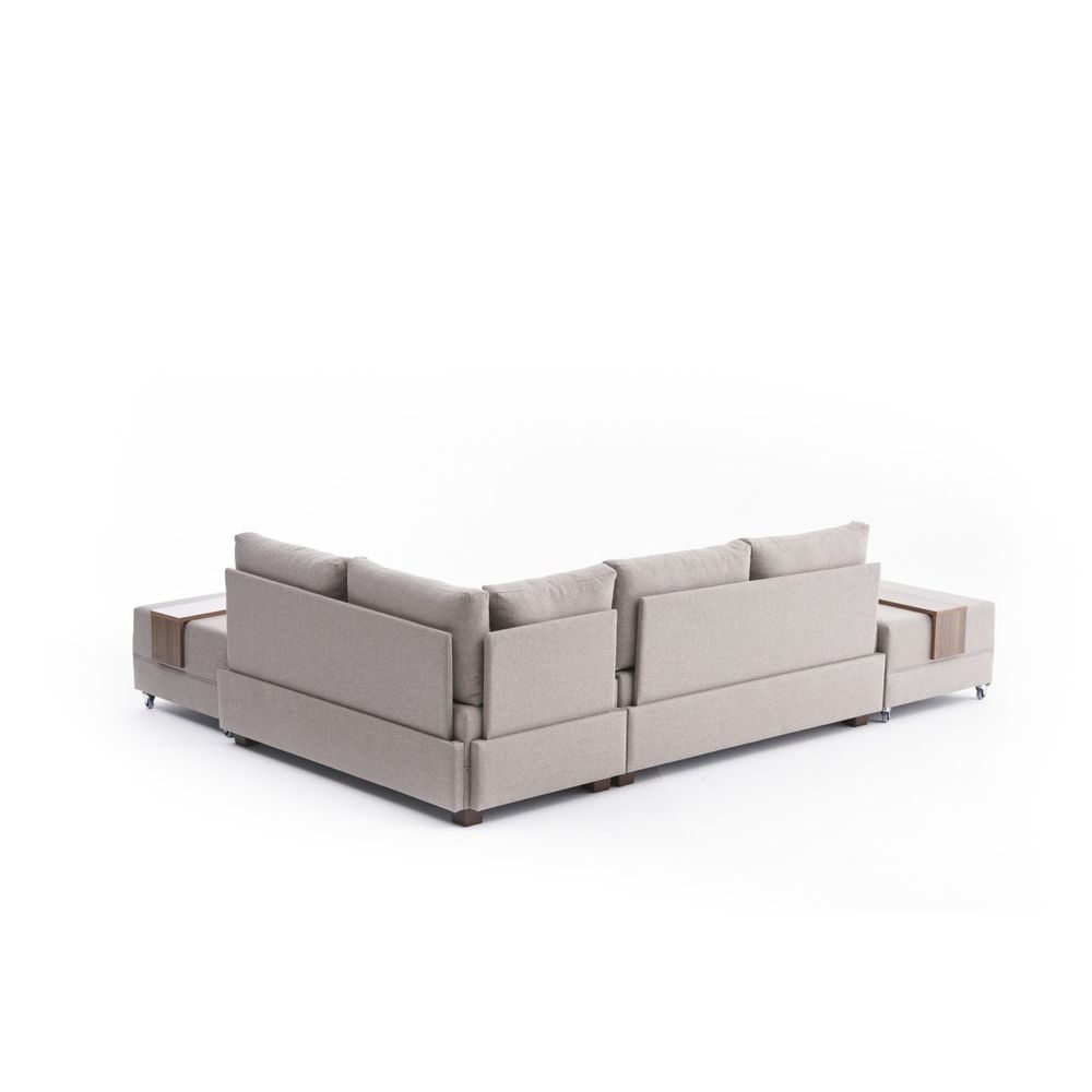 Ugaona Sofa na Razvlačenje 'Fly Right' - Cream Cream slika 8