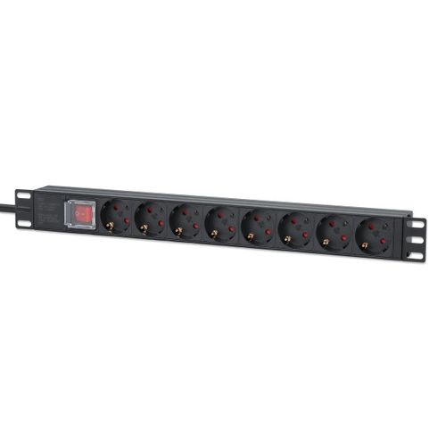 PDU kabl Intellinet 715126 19"/1U sa 8 utilnica/prekidač/2m slika 1