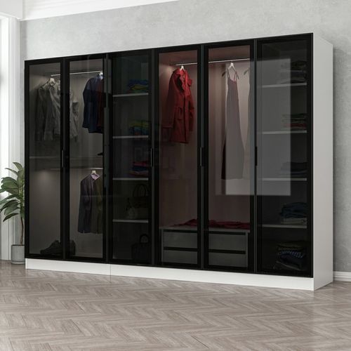 Kale - 6637 White
Black Wardrobe slika 1