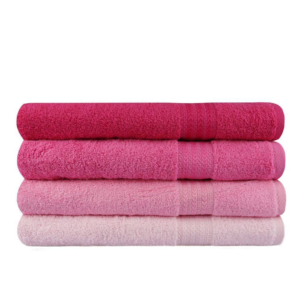 Set Peškira Rainbow u Nijansama Roze (4 Komada) slika 2