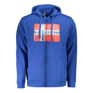 NORWAY 1963 MEN'S BLUE ZIP-UP SWEATSHIRT