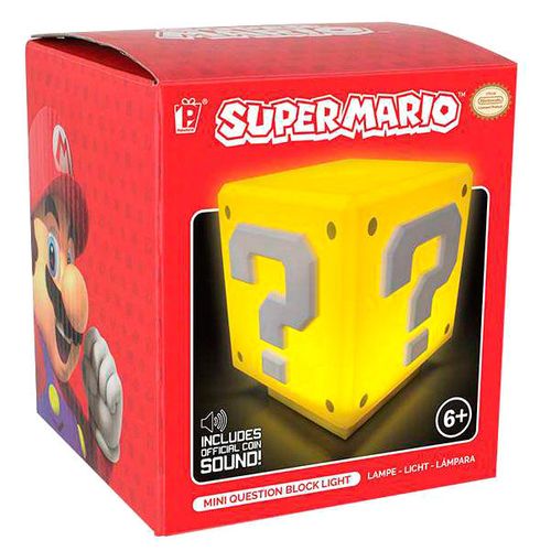 Nintendo Super Mario Bros Mini Question Block svjetiljka slika 2