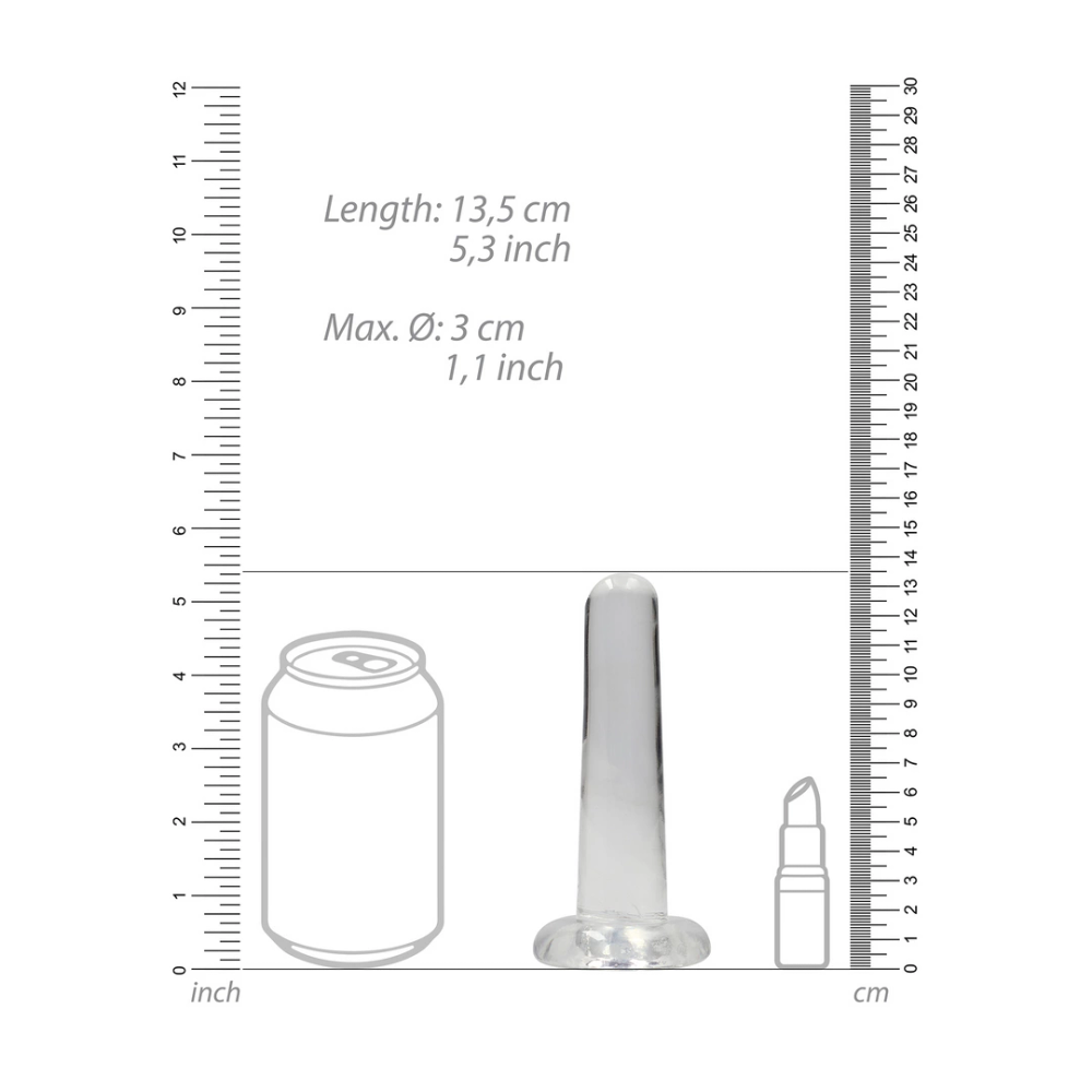 RealRock by Shots nerealistični dildo s vakuumskom čašicom - 5 / 13,5 cm slika 4
