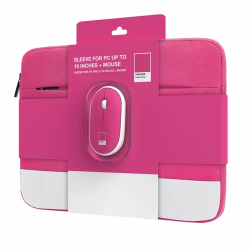 Celly torbica za laptop 16" + bežični miš pink slika 2