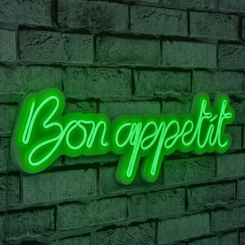 Wallity Ukrasna plastična LED rasvjeta, Bon Appetit - Green slika 10