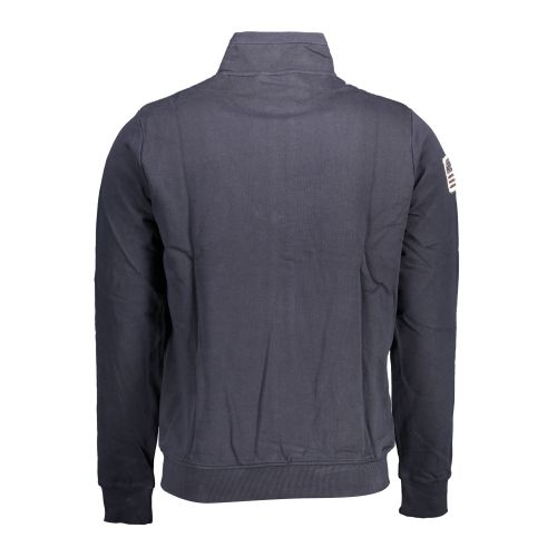 US POLO SWEATSHIRT WITH ZIP BLUE MAN slika 2