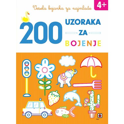 Vesela bojanka za najmlađe – 200 uzoraka za bojenje, grupa autora slika 1