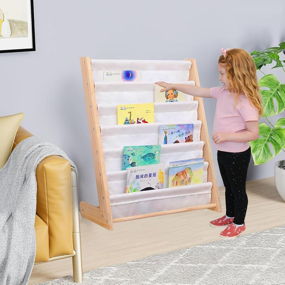 Kinder Home Dječija drvena polica za knjige slika 9