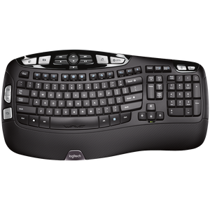 LOGITECH Wave Bluetooth Ergonomična Tipkovnica - Grafit - US Int'l