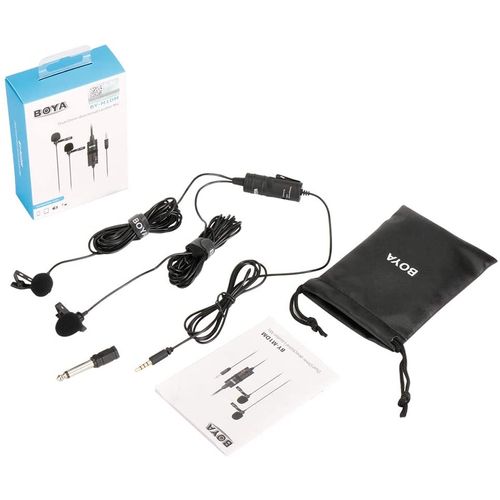 Boya Dual Mic Lavalier mikrofon for Smartphones and DSLRs slika 7