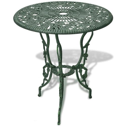 3-dijelni bistro set od lijevanog aluminija zeleni slika 25