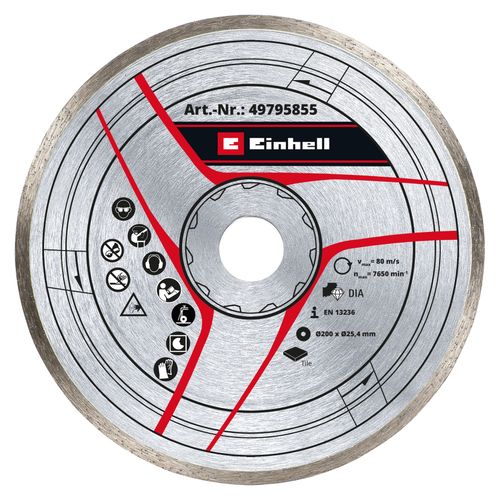 Einhell Pribor za rezače kamena Dijamantna rezna ploča 250x25,4 (brzina 80 m/s) slika 1