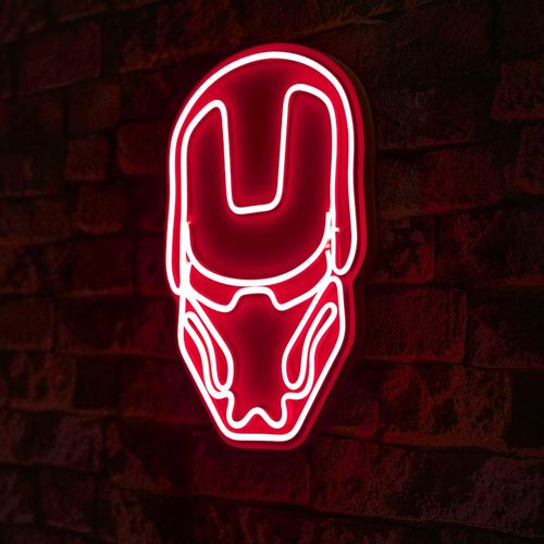 Wallity Ukrasna plastična LED rasvjeta, Iron Man - Red slika 8