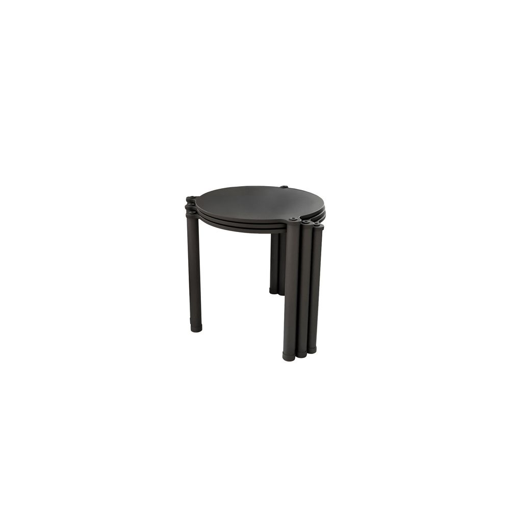Lavia 3 - Crni Nesting Sto (3 Komada) slika 3