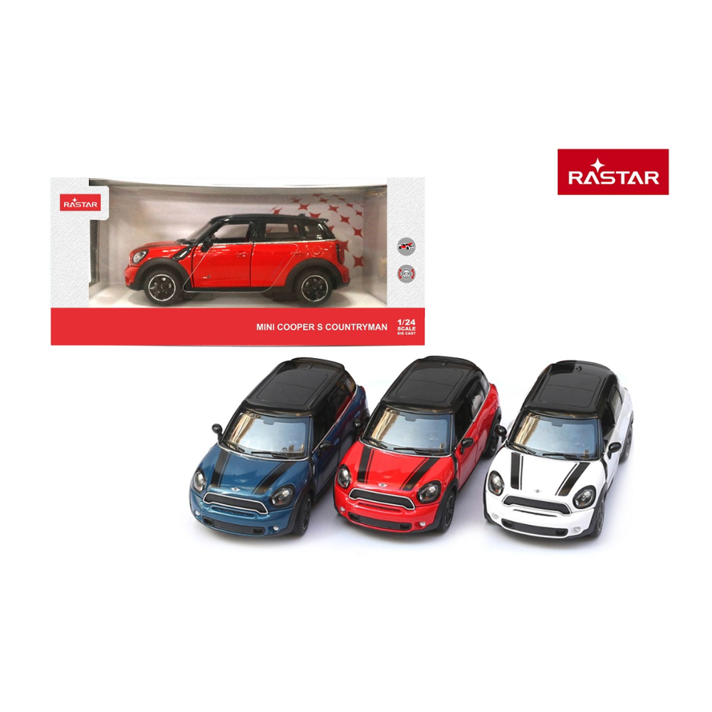 RASTAR 56400 MINI COOPER S Countryman Die Cast 1:24, Više boja slika 8