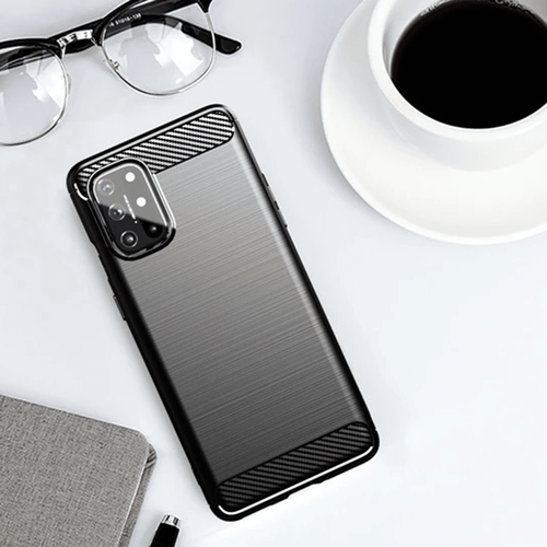 TechSuit - Carbon Silicone za OnePlus 8T - crna slika 6
