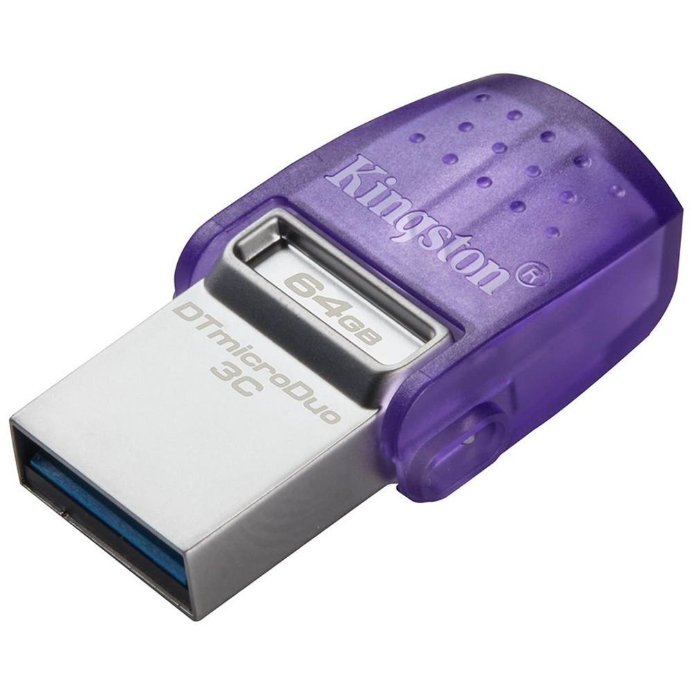 Kingston 64GB DataTraveler microDuo 3C - Dual USB-A i USB-C, 200MB/s slika 2