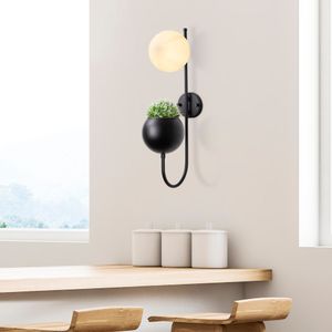 Pot - 11475 Black
Cream Wall Lamp