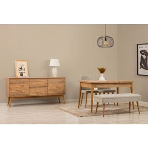 Vina 02 1005 - Set za Trpezariju od Atlantic Pine (5 Komada)