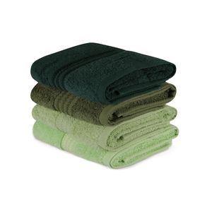 Colourful Cotton Set ručnika SUNNY, 50*90 cm, 4 komada, Rainbow - Green