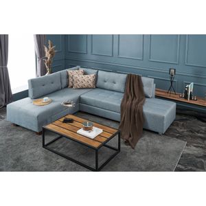 Atelier Del Sofa Kutna garnitura na razvlačenje, Svijetlo plava, Manama Corner Sofa Bed Left - Light Blue