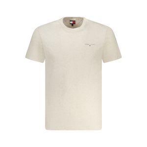 TOMMY HILFIGER SHORT SLEEVE T-SHIRT MEN BEIGE