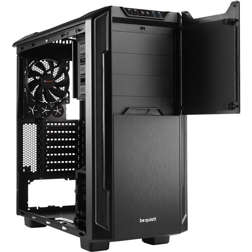 be quiet! BG036 PURE BASE 500 Metallic Gray, MB compatibility: ATX / M-ATX / Mini-ITX, Two pre-installed be quiet! Pure Wings 2 140mm fans, Ready for water cooling radiators up to 360mm slika 3