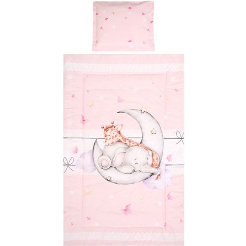 LORELLI RANFORCE COSY 3-dijelni set posteljine Butterflies Pink 100 x 150 cm *otvarana ambalaža slika 1