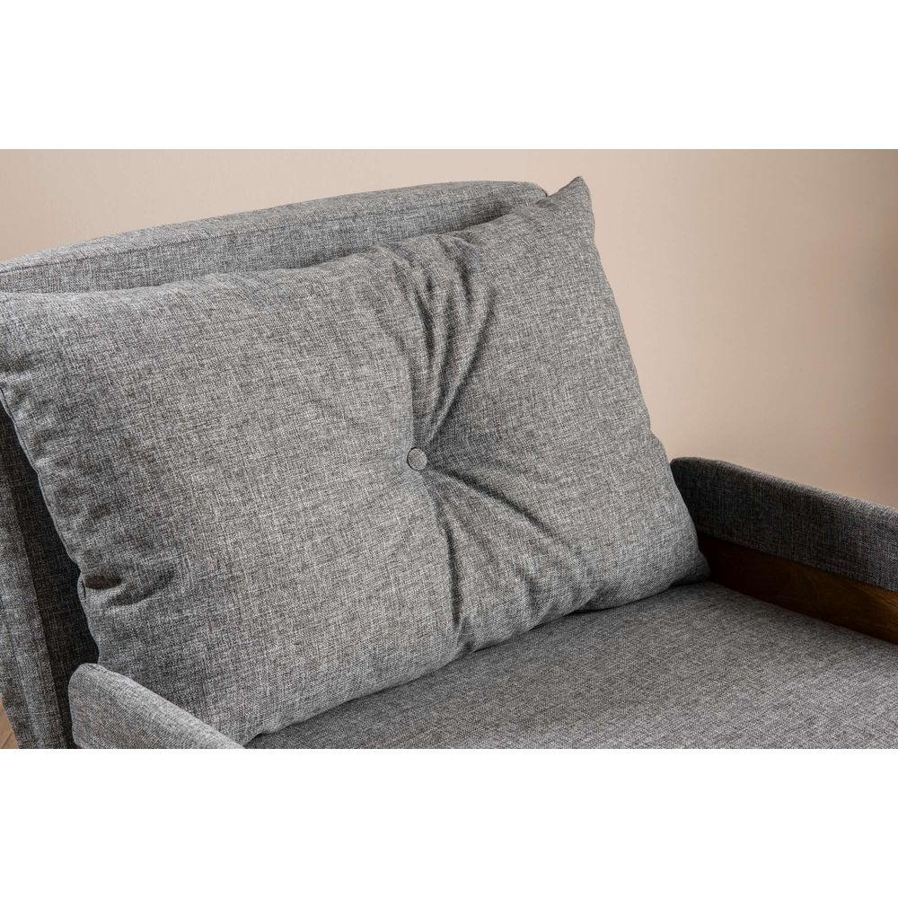 Sofa na razvlačenje Cosmo Single u svijetlosivoj boji slika 8