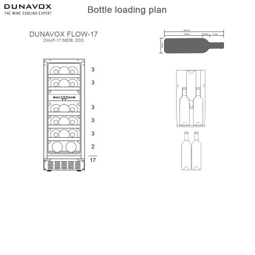 DAUF-17.58DSS DUNAVOX vinska vitrina slika 5