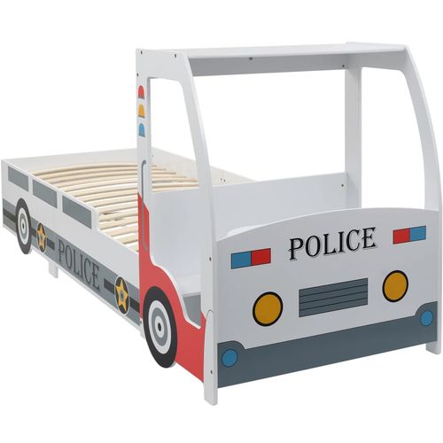 Dječji krevet u obliku policijskog auta sa stolom 90 x 200 cm slika 10