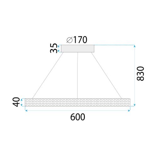 Lampa Viseća LED APP1511-CP CHROM slika 8