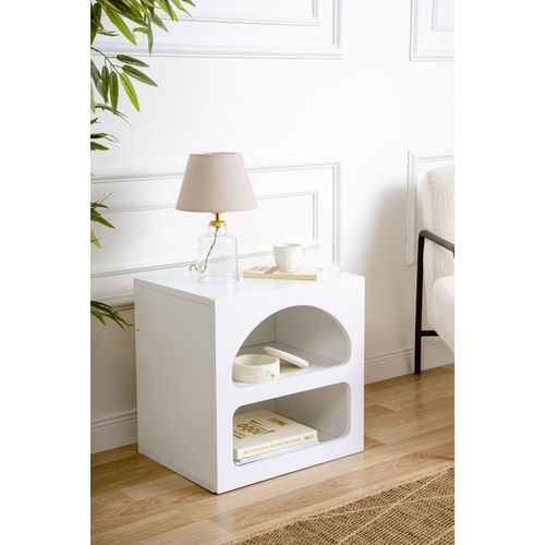 Lorin - White White Nightstand slika 2