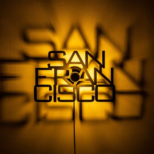 San Francisco Black Wall Lamp slika 4