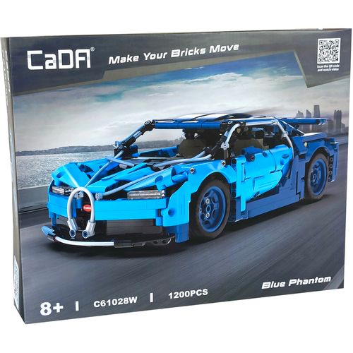 CADA kocke za slaganje-plavi sportski auto slika 2