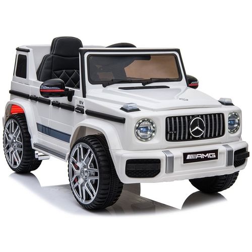 Licencirani Mercedes G63 AMG bijeli - auto na akumulator slika 1