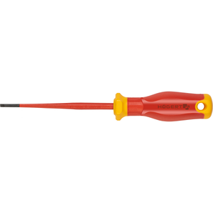 Hogert Odvijač izolirani ravni 3x100 mm, 1000 V, S2 , VDE, SLIM
