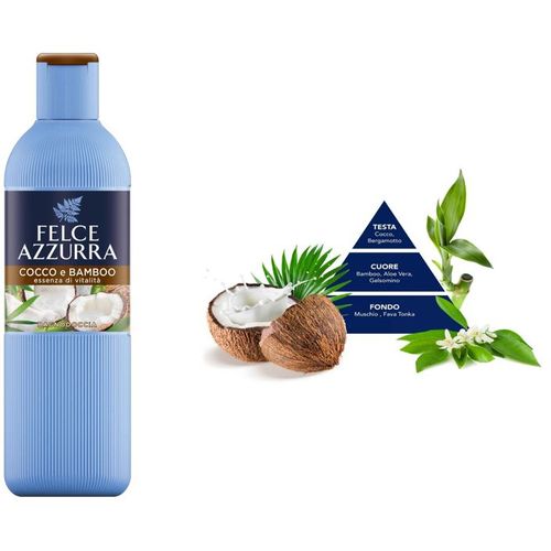 Felce Azzurra gel za tusiranje- kupka 650 ml - Kokos i Bambus  slika 2