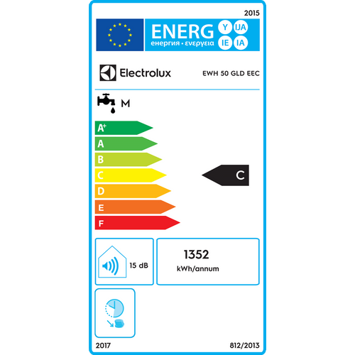 Electrolux Bojler 50 lit., 2000W, X-Heat suhi grijaći element - EWH 50 GLD EEC slika 6