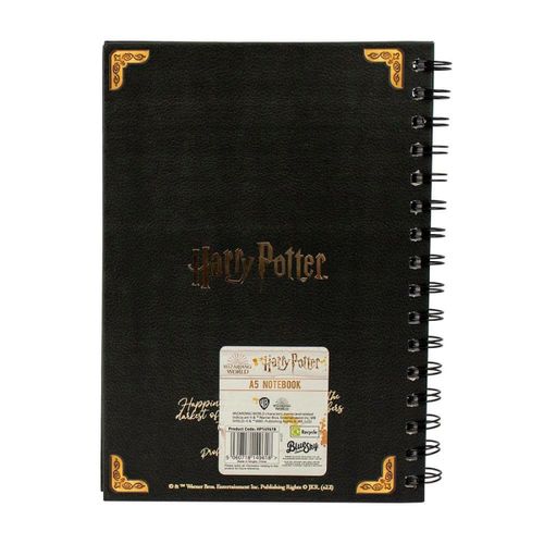 BLUE SKY HARRY POTTER A5 WIRO BILJEŽNICA - HOGWARTS GRB slika 3